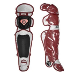 All-Star Adult System 7 Pro Leg Guards -Fitness&Training Equipment AllStarSystem7LG30WPROMaroonLegGuards.1 08451.1596051239