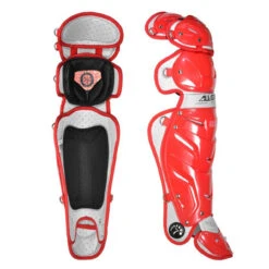 All-Star Adult System 7 Pro Leg Guards -Fitness&Training Equipment AllStarSystem7LG30WPROScarletLegGuards.1 04387.1596051239