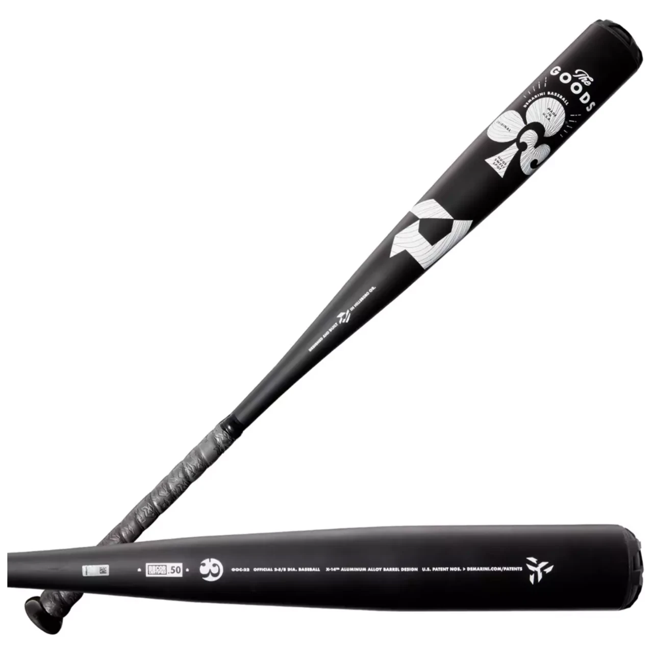 DeMarini 2022 The Goods One Piece BBCOR Bat (-3)