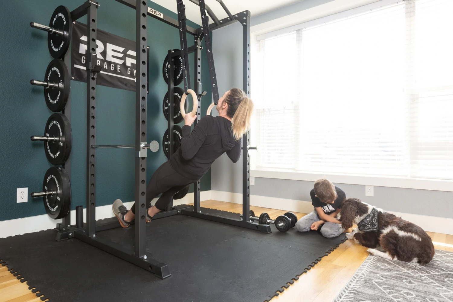 1.25" Wood Gymnastic Rings 4 1.25" Wood Gymnastic Rings - Image 2