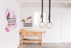 1.25" Wood Gymnastic Rings 14 1.25" Wood Gymnastic Rings -Fitness&Training Equipment acf.Shopify Garage Gym B 381B3340 1