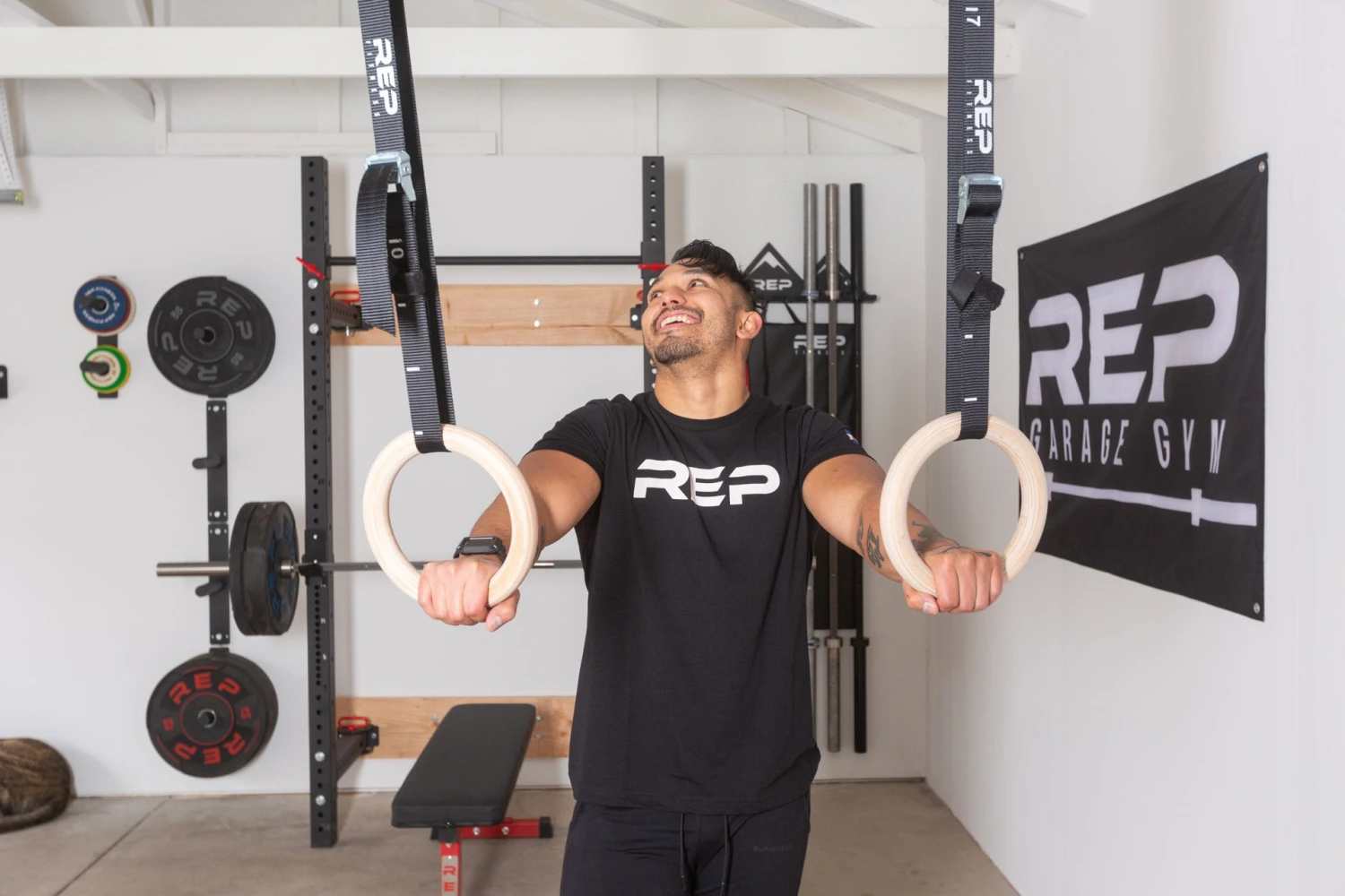 1.25" Wood Gymnastic Rings 8 1.25" Wood Gymnastic Rings - Image 6