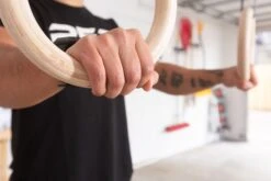 1.25" Wood Gymnastic Rings 17 1.25" Wood Gymnastic Rings -Fitness&Training Equipment acf.Shopify Garage Gym B 381B4007 1