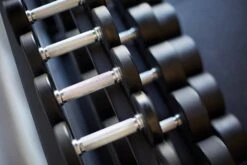 Urethane Dumbbells 29 Urethane Dumbbells -Fitness&Training Equipment acf.Shopify Rep Fitness Johannes Bartl Home Garage Gym 0 200 1