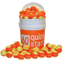 "Quick Start 60" Orange Felt Balls With Slogans