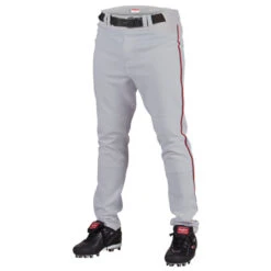 Rawlings Premium Semi-Relaxed Fit Piped Baseball Pants -Fitness&Training Equipment ypro150pbgs pdp xl 02326.1596117824